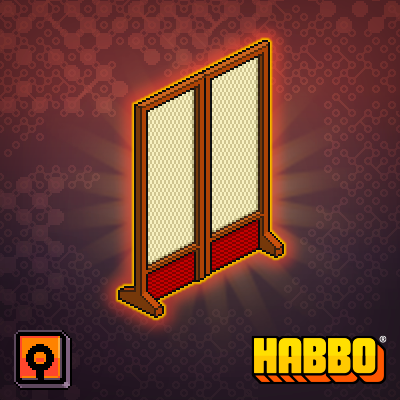 Red Oriental Screen