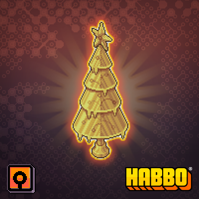 Solid Gold Christmas Tree