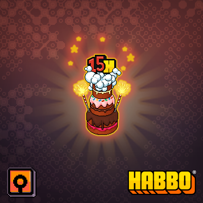 Habbo 15th Birthday Cake