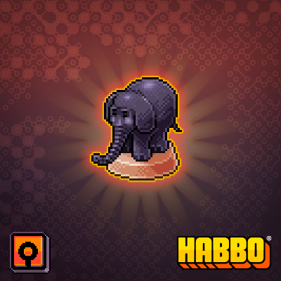 Rose Gold Elephant