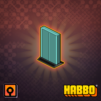 Teal Spaceship Door