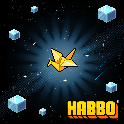 Yellow Origami Crane
