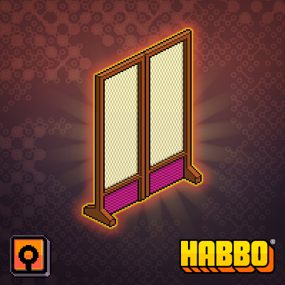 Purple Oriental Screen